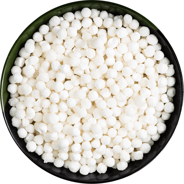 bowl of tapioca root